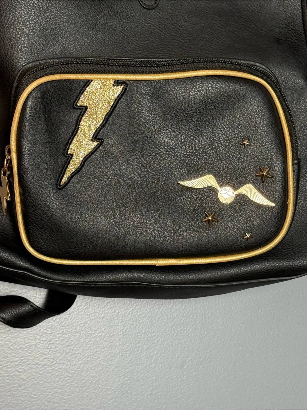Harry Potter Golden Snitch Faux Leather Backpack / Rucksack – VGUC